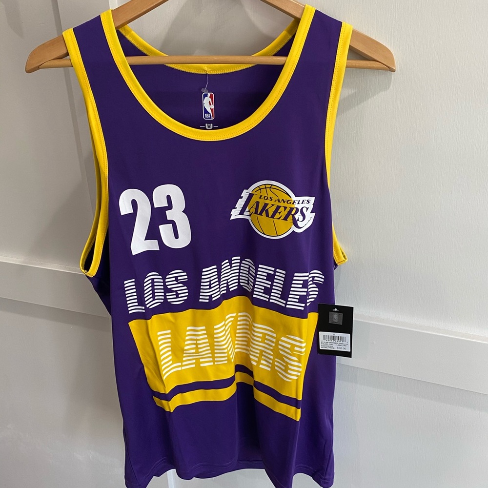 NBA Lakers LeBron James Tank top sz M